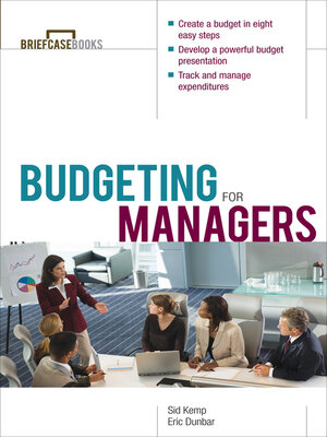 cover image of Budgeting for Managers